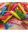 Picture of MINI WOODEN PEGS COLOURED 25X8MM - 40 PACK